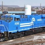 Norfolk Southern's Conrail heritage locomotive