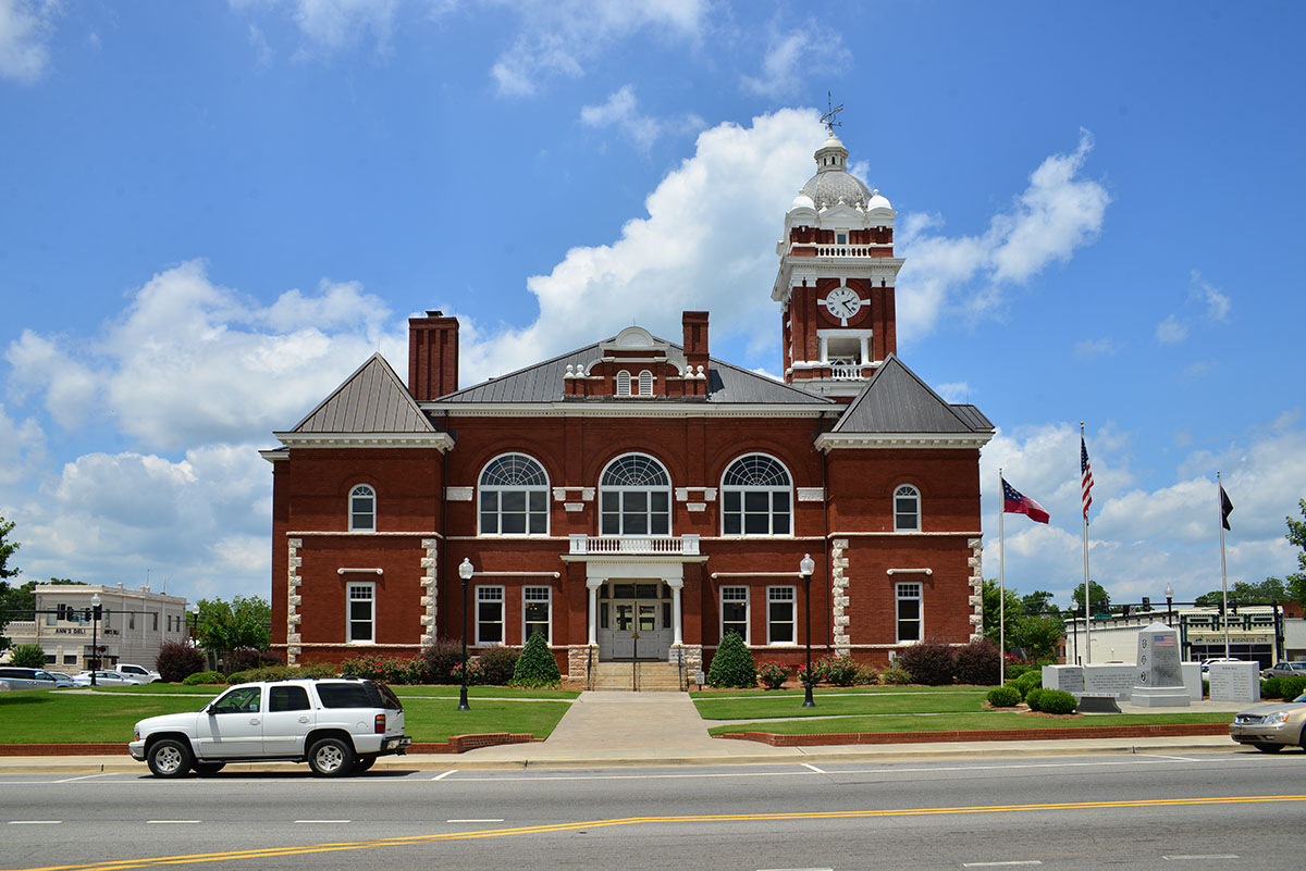 Monroe County Courthouse In Forsyth Georgia Georgia Politics 