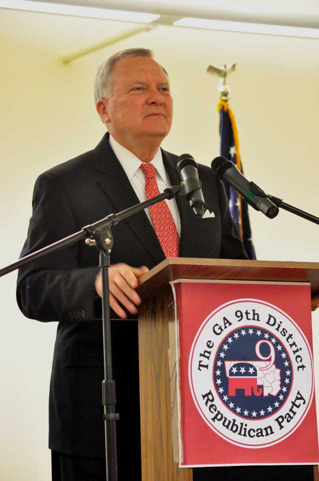 gpDSC_5677 Gov. Nathan Deal at the 9th District Georgia GOP Banquet