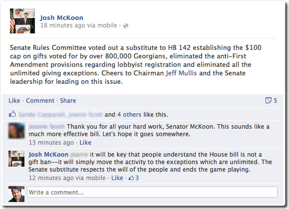 McKoon Ethics Bill