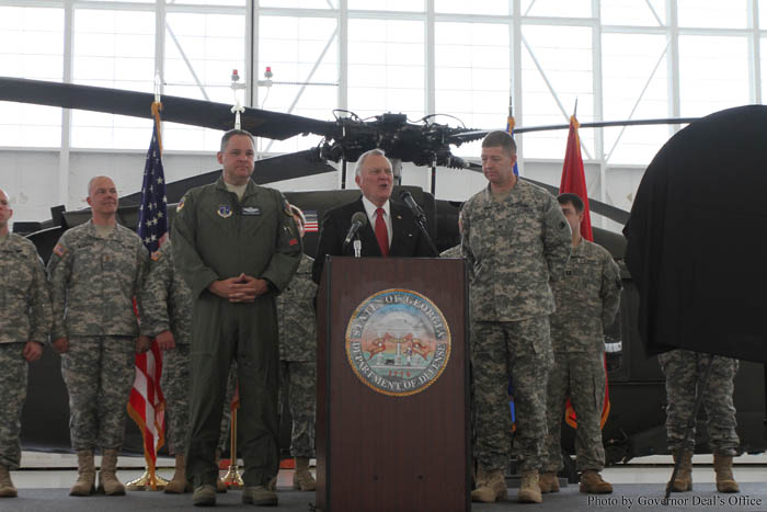 Governor Deal Presents Award