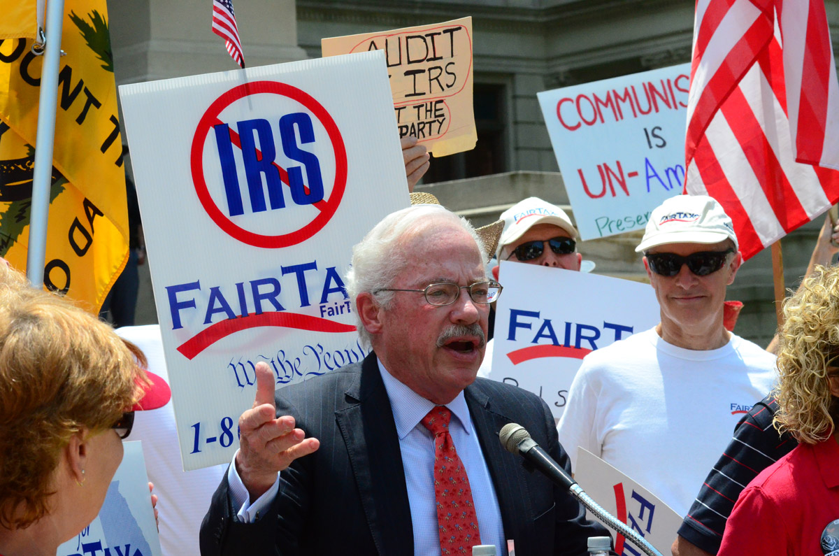 Bob Barr Debbie Dooley Tea Party Rally3