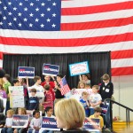 Rick Santorum Rally at Peachtree-DeKalb Airport in Atlanta