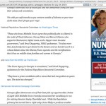 Online advertising watch: Michelle Nunn display ads cropping up