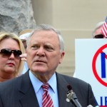 Governor Deal speaks to the Tea Party Protest at the Georgia State Capitol