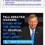 Obama’s Organizing for Action Pressures Senator Isakson on Guns with Ad Buy