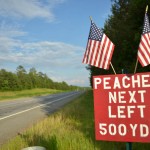 Peaches Next Left – On the road to Milledgeville, Georgia