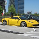 Supercar Sunday: Yellow Ferrari 458 Italia in Buckhead