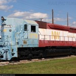 NW 1776 bicentennial locomotive in Chattanooga for repaint