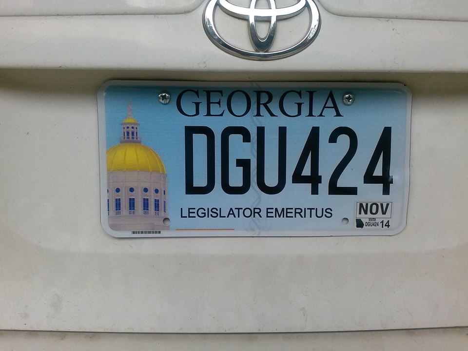 Retired Legislator Tag