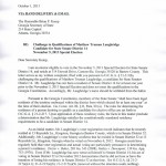 Matt Laughridge Senate candidacy challenged a second time