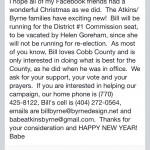 Bill Byrne running for Cobb Commission