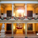 Christmas decorations at the Georgia State Capitol