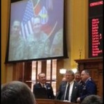 Sen. Don Balfour: Receives Special Guest on Ga. National Guard Day at the Capitol
