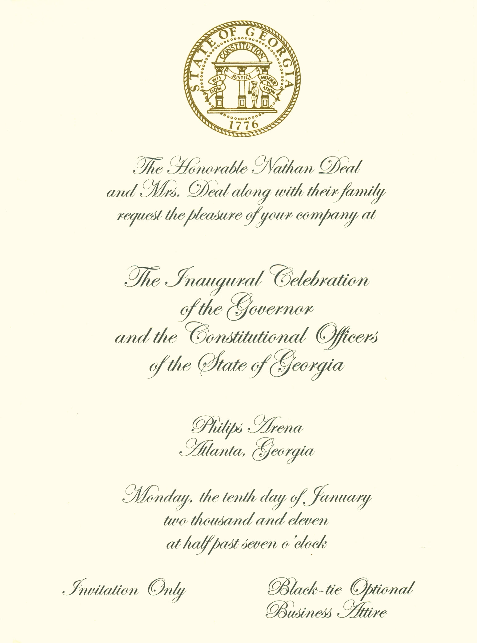 Sample Letter Invitations To Electeds To Inauguration 9