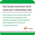 Gov. Nathan Deal: Georgia Experiences Fourth Record Year In International Trade