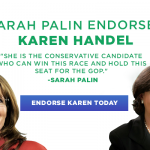 Karen Handel Senate: The Sarah Palin Endorsement 