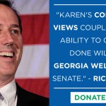 Karen Handel Senate: Rick Santorum – I Support Karen Handel For Senate 
