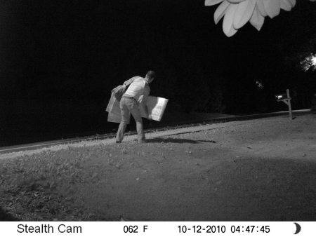 Mike Jacobs Sign Theft