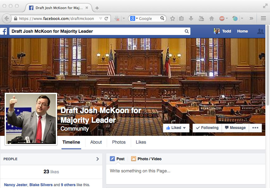 Draft Josh McKoon facebook