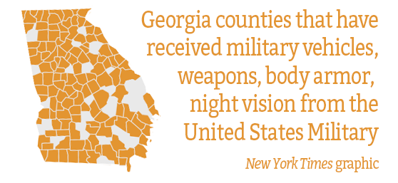 Georgia Military Gear Counties