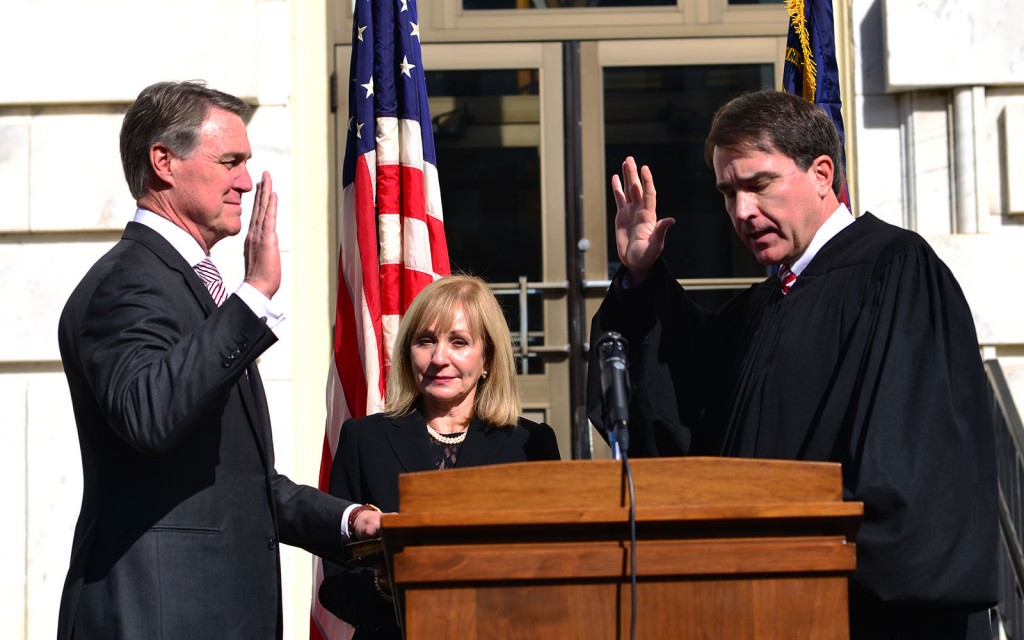 David Perdue Taking Oath of Office