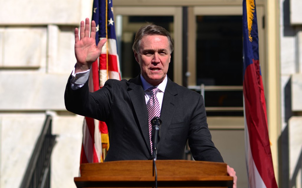 David Perdue Waving
