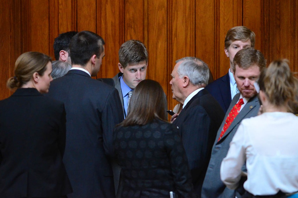 Gov Deal Press Scrum