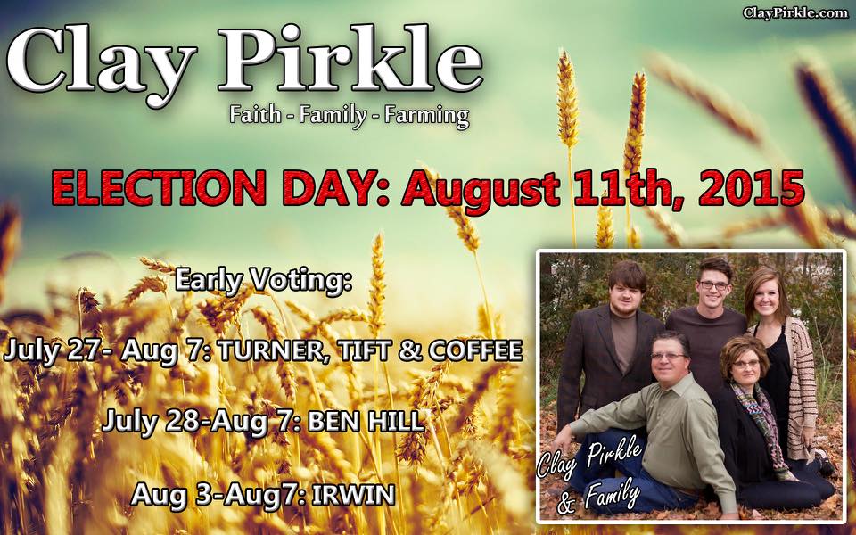 Clay Pirkle Early Voting