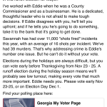 Jack Kingston endorses Eddie DeLoach in Runoff for Mayor of Savannah