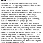 Georgia Politics, Campaigns, and Elections for November 16, 2015