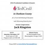 Ted Cruz in Savannah December 19, 2015, Kennesaw the 18th