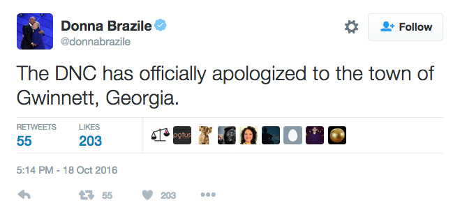 donna-brazile-gwinnett-tweet