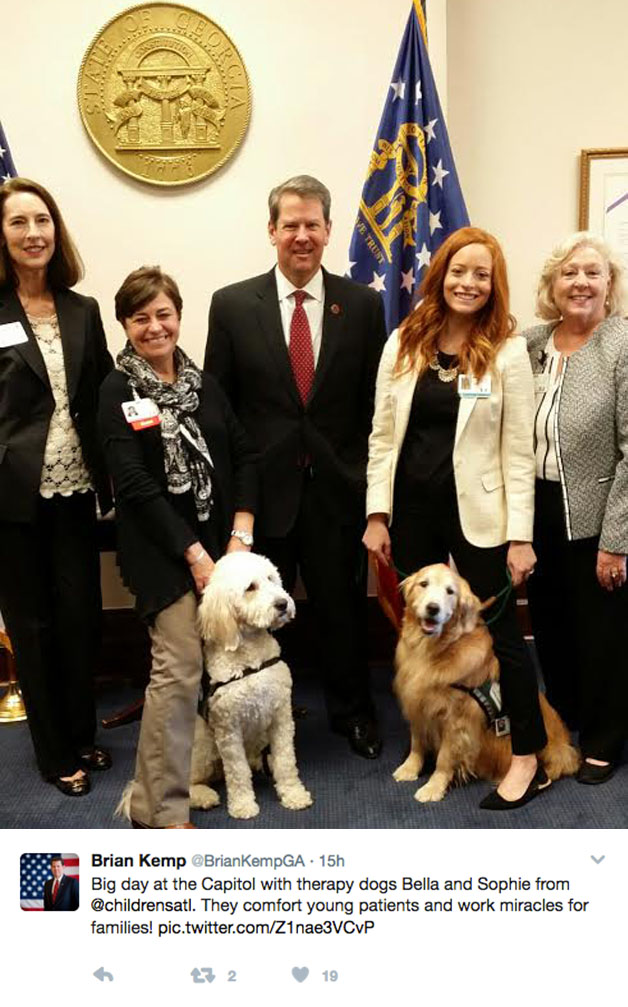 Sophie Bella Brian Kemp Tweet