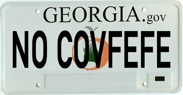 NO COVFEFE CAR TAG 2