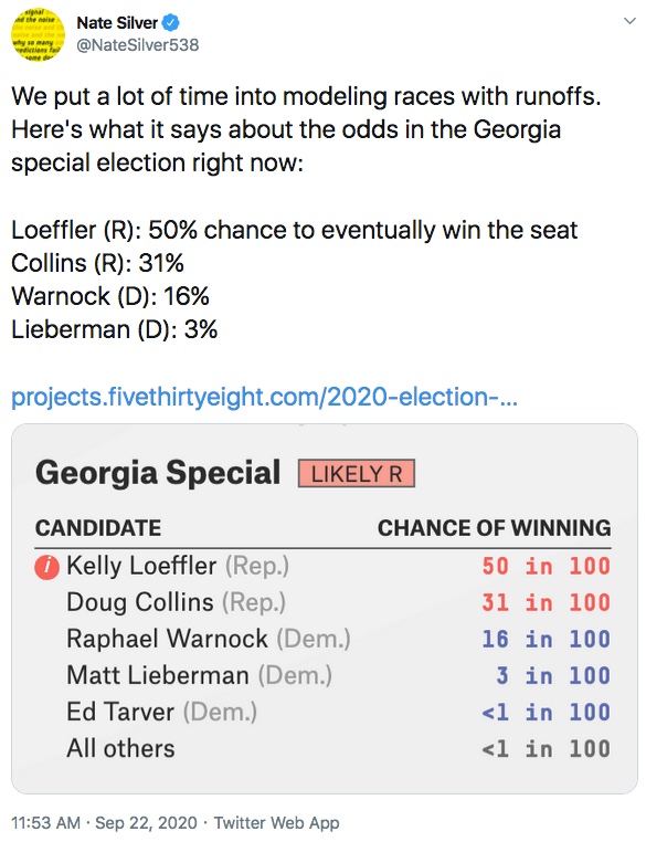 Nate Silver Georgia Senate 1