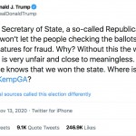 Georgia Politics, Campaigns, and Elections for November 16, 2020